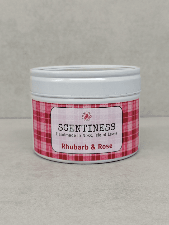 White Tin Candles